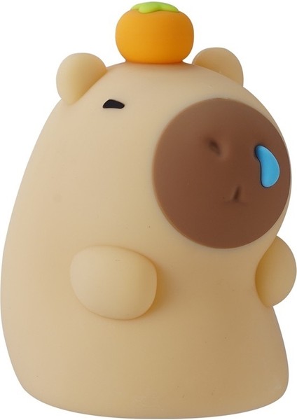 Gece Lambası Capibara Silikon Pat Lambası Çocuk Hediyesi Başucu Atmosfer Lambası Süsleri (Yurt Dışından)