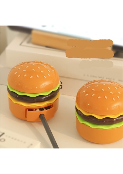 Hamburger Gece Lambası LED Şarj Edilebilir Başucu Uyku Lambası Çocuk Öğrenme Kalemtıraş Saklanabilir Masa Lambası (Yurt Dışından) fırsatları