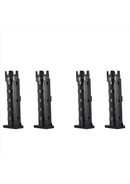 4x Fishing Rod Tutucu Sal Balıkçılık Namlu Aksesuarları Meiho Kutusu Için Dikey Ekleme Cihazı Balıkçılık Takım-Black (Yurt Dışından)