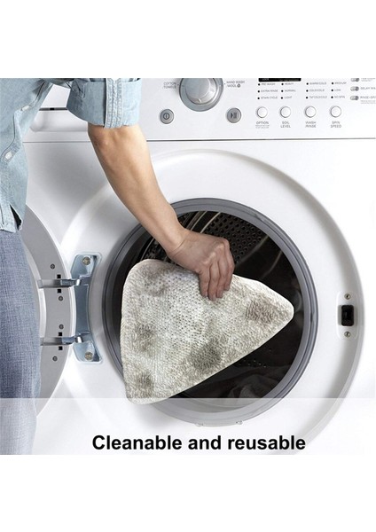 Elektrikli Süpürge Için 4 Adet Buharlı Paspas Pedi Yıkanabilir Yeniden Kullanılabilir Üçgen Ped Bezi Zemin Temizleme Aleti (Yurt Dışından) indirimleri