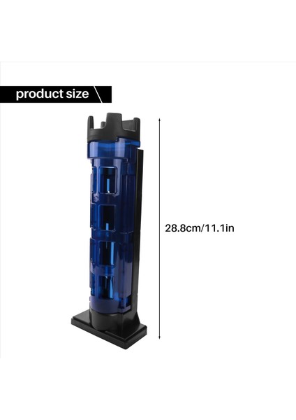 Balıkçı Çubuk Tutucu Sal Balıkçılık Namlu Aksesuarları Meiho Kutusu Için Dikey Ekleme Cihazı Balıkçılık Takım Mavisi (Yurt Dışından)