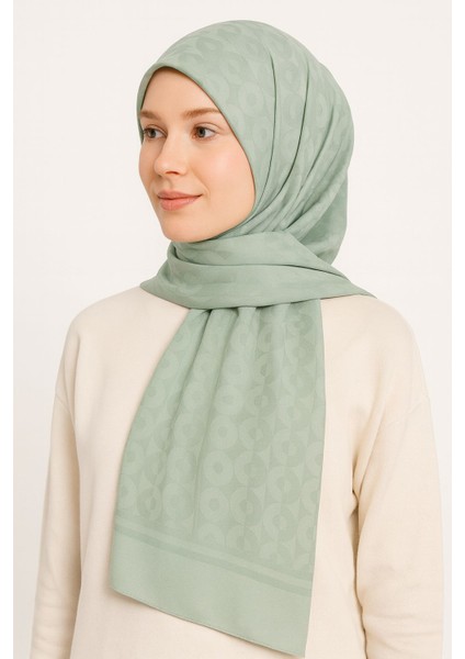 O Desenli Ipeksi Jakarlı Şal