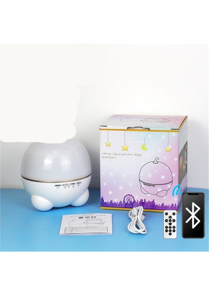 Yaratıcı Yıldızlı Gökyüzü Lambası Müzik Kutusu Uzaktan Kumandalı Projektör Çocuk Odası Rüya Gibi Dönen Yıldızlı Gökyüzü Projeksiyon Lambası (Yurt Dışından) fırsatları