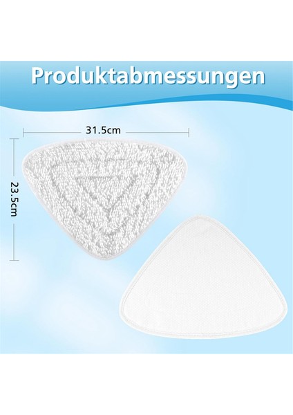 Vilead Steam Plus Vakum Yedek Parçaları Zemin Temizleyici Için 6 Adet Dik Bez (Yurt Dışından) fiyatları