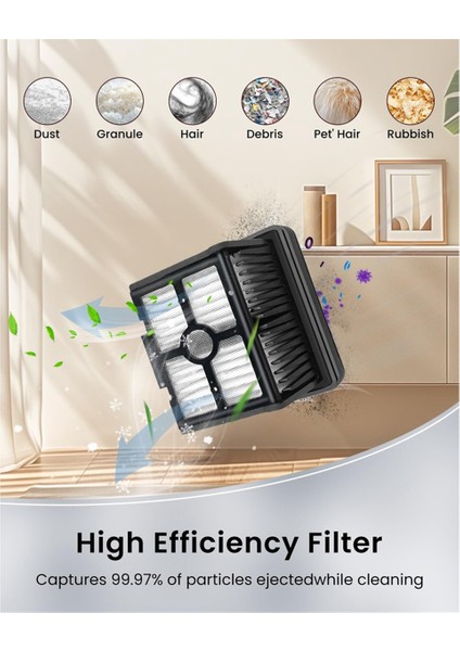 H12 Pro/çift Islak Kuru Elektrikli Süpürge Yedek Parça Aksesuar Seti Için Filtreler ve Fırça Rulosu (Yurt Dışından) fırsatları