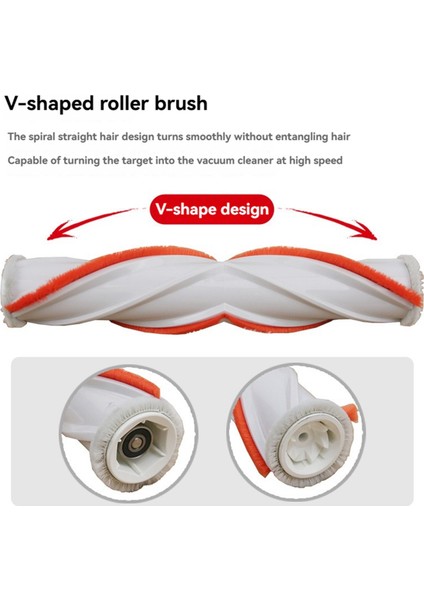 G9/G10 Kablosuz Elektrikli Süpürge Için Halı Rulo Fırçası V Şekli Ana Rulo Temizleyici Parçaları (Yurt Dışından) fırsatları