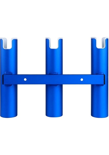 Alüminyum Olta Çubuğu Tutucusu 3 Tüplü Deniz Yat Tekne Kamyonu Için 3 Çubuk Raf Rv Mavi (Yurt Dışından) fiyatları