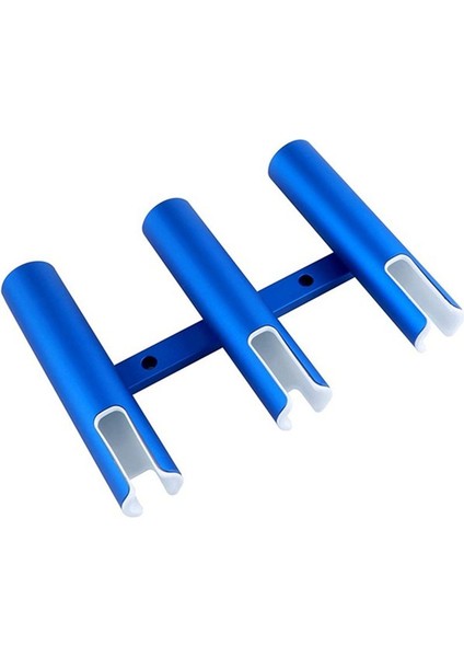 Alüminyum Olta Çubuğu Tutucusu 3 Tüplü Deniz Yat Tekne Kamyonu Için 3 Çubuk Raf Rv Mavi (Yurt Dışından) fırsatları