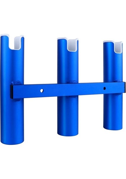 Alüminyum Olta Çubuğu Tutucusu 3 Tüplü Deniz Yat Tekne Kamyonu Için 3 Çubuk Raf Rv Mavi (Yurt Dışından) indirimleri