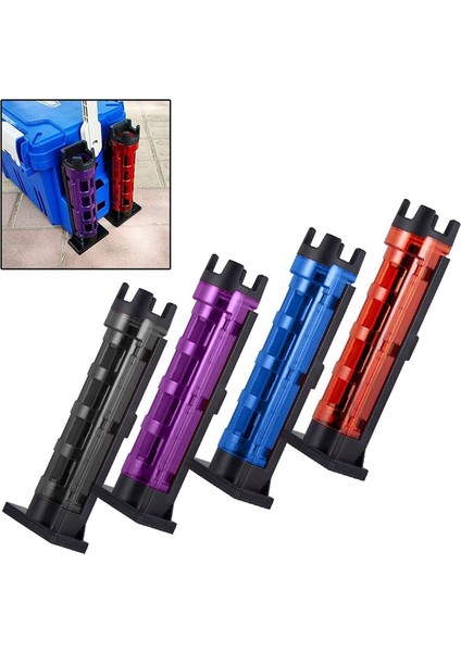 2x Fishing Rod Tutucu Sal Balıkçılık Namlu Aksesuarları Meiho Kutusu Için Dikey Ekleme Cihazı Balıkçılık Takım-Black (Yurt Dışından) modelleri