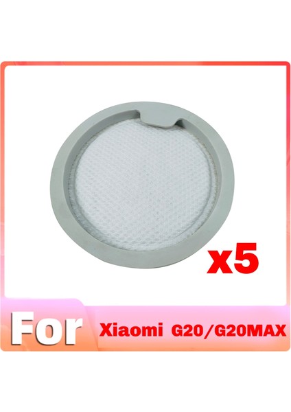 G20/G20MAX Elektrikli Süpürge Filtre Aksesuarları Yedek Parça Elemanı 5 Adet (Yurt Dışından)