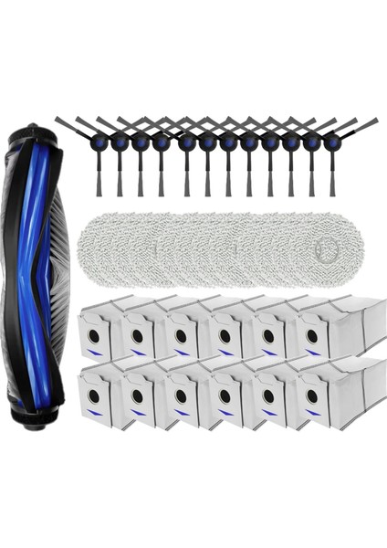Debot N30 Omnı / Pro Yedek Ana Yan Fırça Paspas Bezi Toz Torbası Aksesuarları Parçaları (Yurt Dışından)