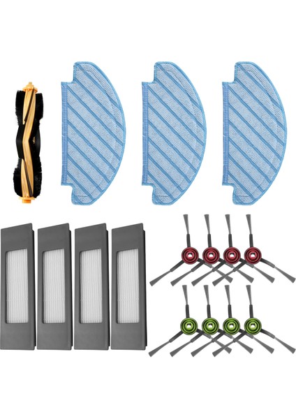 N8 Pro Pro+ Robot Süpürge Için Temizleme Bezi Fırça Filtre Aksesuarları Yedek Parça Seti (Yurt Dışından) fiyatları