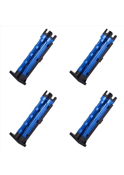 4x Fishing Rod Tutucu Sal Balıkçılık Namlu Aksesuarları Meiho Kutusu Için Dikey Ekleme Cihazı Balıkçılık Takım Mavisi (Yurt Dışından)