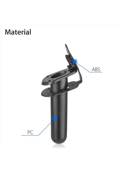 2pcs Kayık Direği Için Kapak Kapağı ile Balıkçı Tekne Çubuk Tutucu Braketi (Yurt Dışından) fiyatları