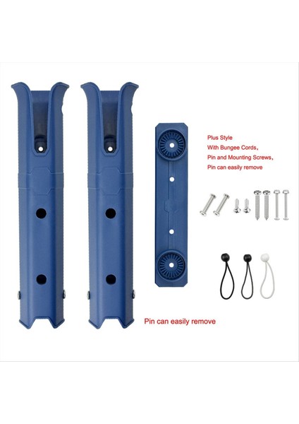 Deniz Teknesi Olta Çubuğu Tutucu Raf Eğirme Balıkçılık Çubuğu Destek Standı Tekne Deniz Balıkçılığı Kutusu Kayık Tekne Mavi (Yurt Dışından) indirimleri