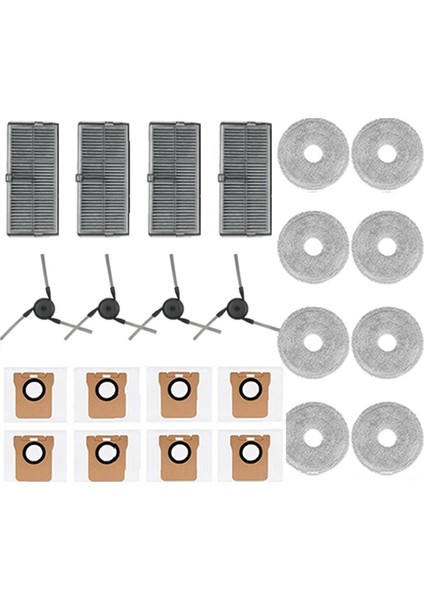 M40 D110CN Robot Süpürge Yedek Parça Sarf Malzemeleri Paspas Bezi Toz Torbası Filtresi (Yurt Dışından)