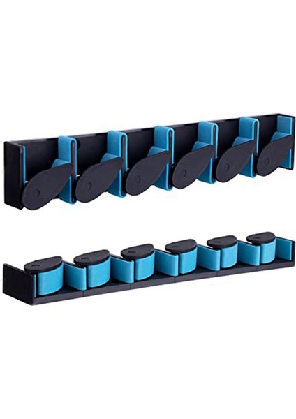 2 Packfishing Pole Tutucular Duvara Montajlı Balıkçı Çubuk Raf/kutup Rafı 12 Çubuğa Kadar Tutar (Yurt Dışından)