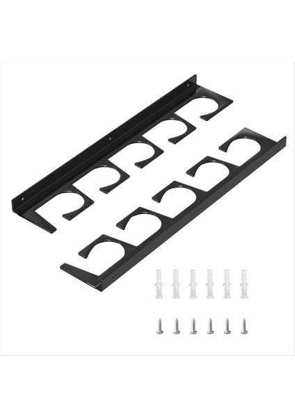Ferforje Olta Rafı Asılabilir Duvar Veya Tavan Yatay Destek 6 Olta Barındırabilir (Yurt Dışından)