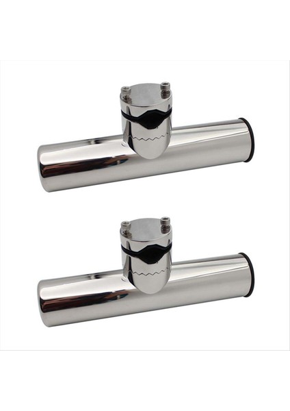 2 Adet Deniz Botu Olta Çubuğu Tutucu Paslanmaz Çelik Kelepçeli Raylı Deniz Çubuk Kapseni (Yurt Dışından)