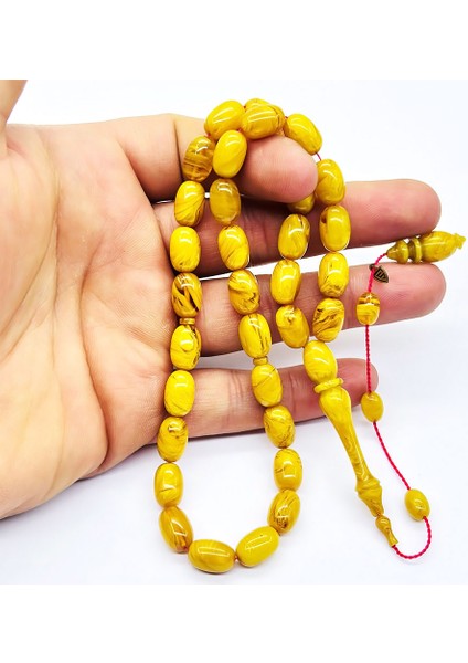 Usta Işçilikli Bol Hareli Sıkma Ateş Kehribar Tesbih indirimleri