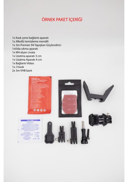 Shoei Gt Air - 2 Kask İçin Aksiyon Kamerası Kask Çene Bağlantı Aparatı Chin Mount