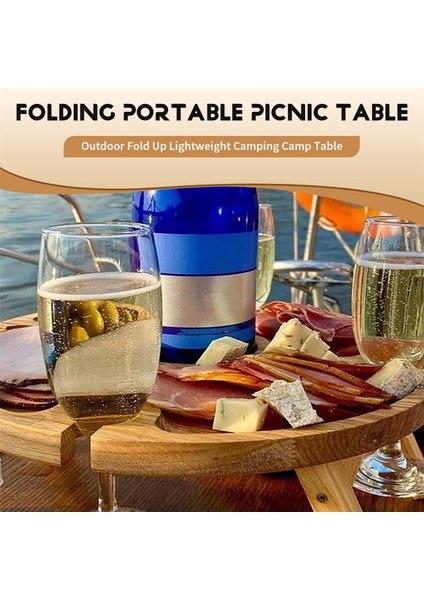 Katlanır Taşınabilir Piknik Masa Açık Katlanır Hafif Kamp Kamp Masası Küçük Ahşap Şarap Piknik Masa Küçük (Yurt Dışından) fırsatları
