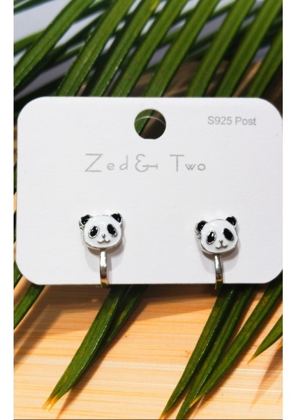 Kedi Figürlü Sıkıştırmalı Küpe