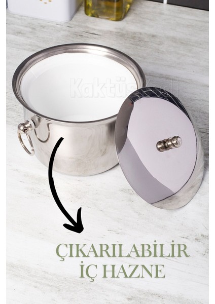 Termoslu Paslanmaz Çelik Buz Kovası 500 ml fiyatları