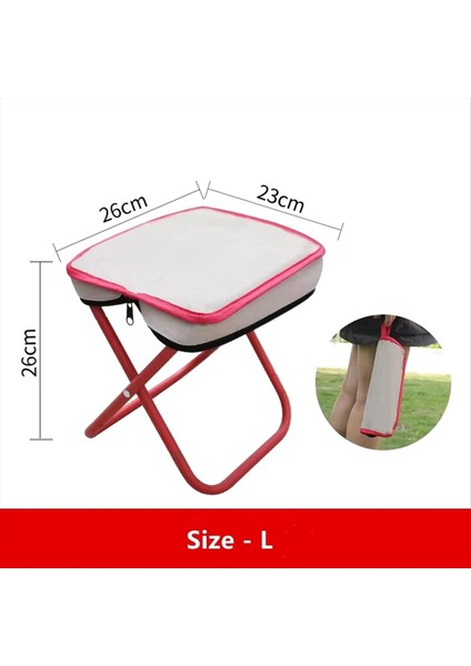 Taşınabilir Katlanır Kamp Taburesi Sandalyesi Balıkçılık Taburesi Katlanabilir Depolama ile Çok Fonksiyonlu Mini Seyahat Çizim Taburesi (Yurt Dışından) indirimleri