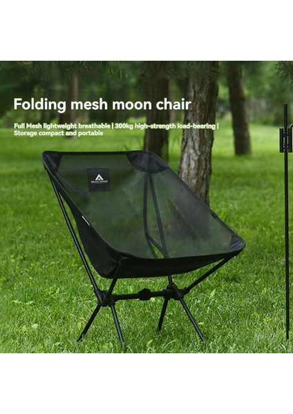Uzay Ay Sandalyesi Nefes Alabilir Açık Sandalye Kamp Balıkçı Sandalye Kafası Mesh Nefes Alabilir Yüzey Anti Batan Sandalye (Yurt Dışından) modelleri