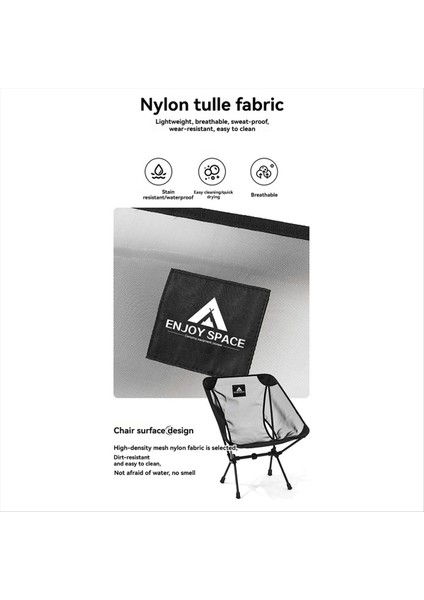 Uzay Ay Sandalyesi Nefes Alabilir Açık Sandalye Kamp Balıkçı Sandalye Kafası Mesh Nefes Alabilir Yüzey Anti Batan Sandalye (Yurt Dışından) fırsatları