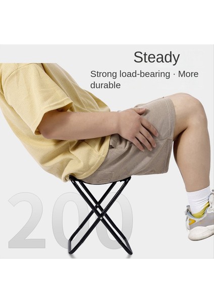 Açık Katlanır Tabure Taşınabilir Tabure Seyahat Kampı Balıkçılık Katlanır Tabure Metro Kuyruğu Süper Büyük (Yurt Dışından) modelleri