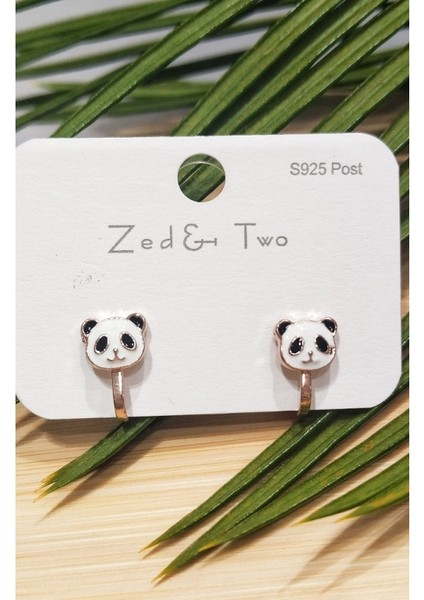 Kedi Figürlü Sıkıştırmalı Küpe