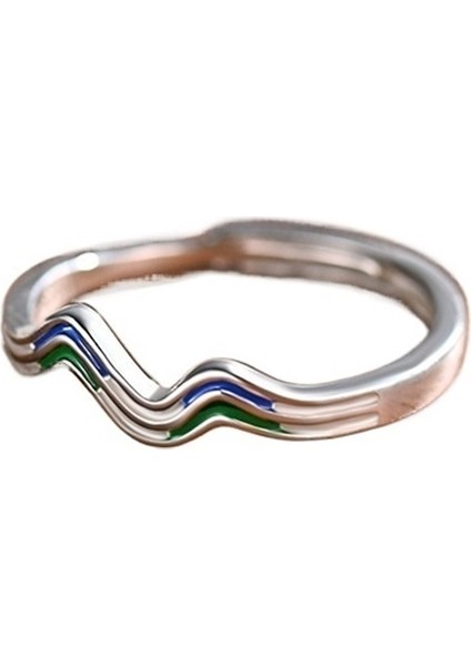 S999 Gümüş Dalga Yüzük Işaret Parmağı Yüzüğü Açık Yüzük (Yurt Dışından) fiyatları