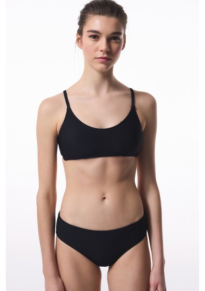 Siyah Mary Bra Bikini Üstü