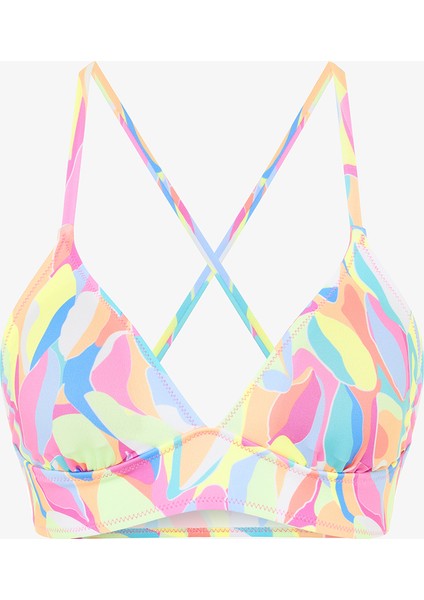 Renkli Noche Bralet Bikini Üstü