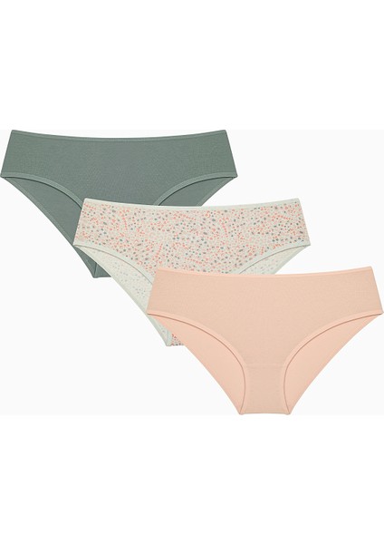 Leo Stars 3lü Cover Çok Renkli Slip Külot