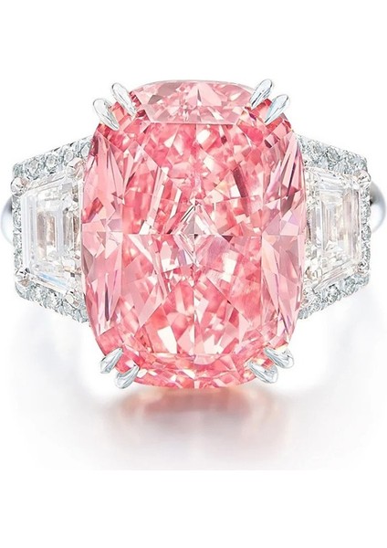 Büyük Karat Pembe Kadın Yüzüğü (Yurt Dışından)