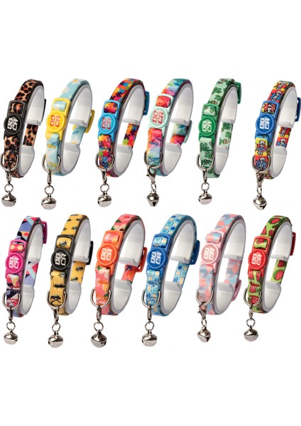 Kedi Boyun Tasması Safety Click(Güvenlikli Kilit) 17 -24CM Ayarlanabilir Boyun Zorlamada Açılan modelleri