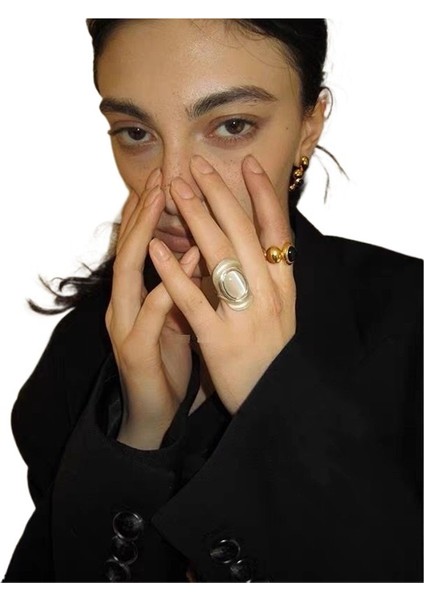 Kadınlar Için Kedi Gözü Taşlı Ince Ayarlanabilir Yüzük (Yurt Dışından) fırsatları