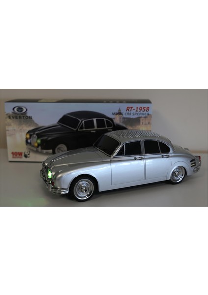 RT-1958 Gümüş (Silver) Arabalı Bluetooth Fm-Usb-Tf-Aux Şarjlı Nostaljik Radyo modelleri