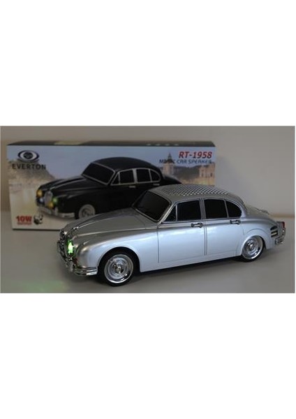 RT-1958 Gümüş (Silver) Arabalı Bluetooth Fm-Usb-Tf-Aux Şarjlı Nostaljik Radyo fırsatları