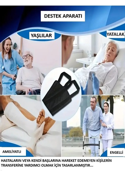 Hasta Taşıma ve Kaldırma Kemeri | Yatalak Hasta Destek Aparatı | Kol ve Bacak Kaldırma modelleri