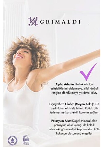 Beyazlatıcı Roll-On Alüminyum İçermez Kalıcı Ferahlık 50 ml Tüm Cilt Tipleri İçin