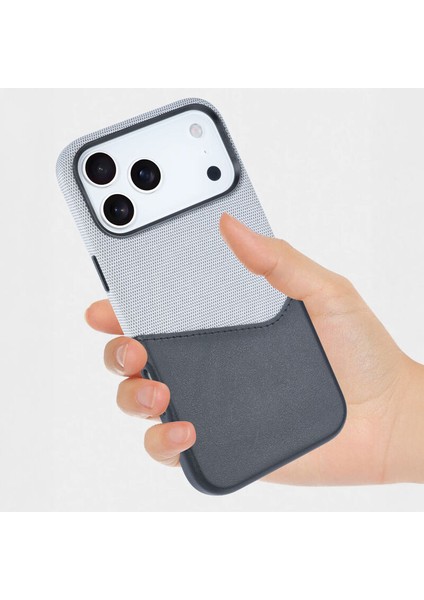 Apple iPhone 17 Pro Max Uyumlu Kılıf Zebana Zeyra M-Safe Kartlıklı Deri Kılıf Kahverengi indirimleri