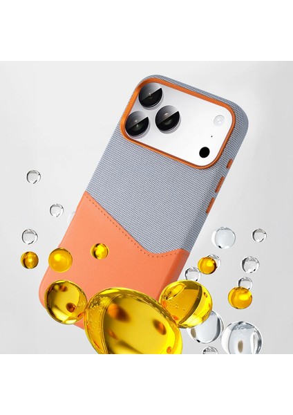 Apple iPhone 17 Pro Uyumlu Kılıf Zebana Zeyra M-Safe Kartlıklı Deri Kılıf Rose Gold modelleri