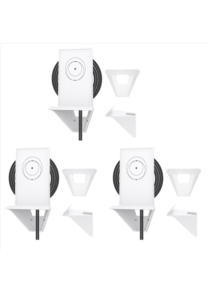 Starlink Gen 2 Için 3x Yönlendirici Stand Duvar Montaj Braketi Vidalı Montaj Kiti ile Sağlam Yönlendirici Standı (Yurt Dışından)