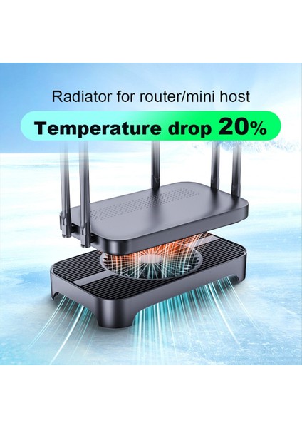 Yönlendirici Soğutma Ped Soğutucu Soğutma Fanı Tv Kutularında/yönlendiriciler Masaüstü Taşınabilir Soğutucularda Kullanılır (Yurt Dışından) indirimleri