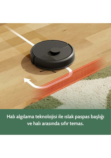 Roomba 105 Combo Robot Süpürge ve Paspas (Siyah) modelleri